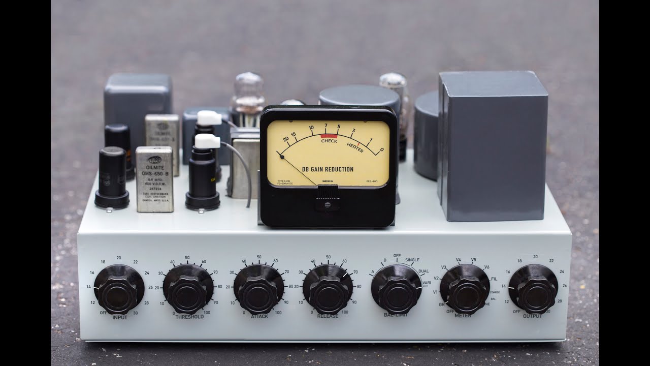 RCA BA6A VARI Mu Tube limiting amplifier compressor from scratch