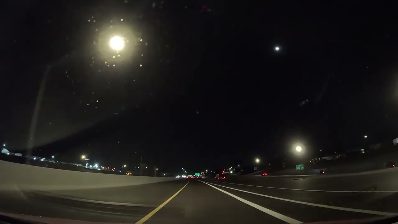 Night driving video 114