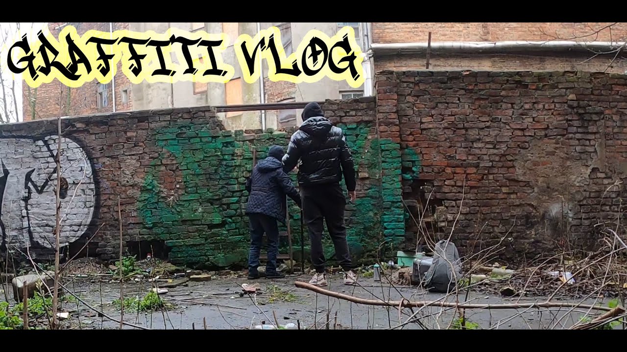 Graffiti with friends vlog ALUTHEPAINTER (Malarz)