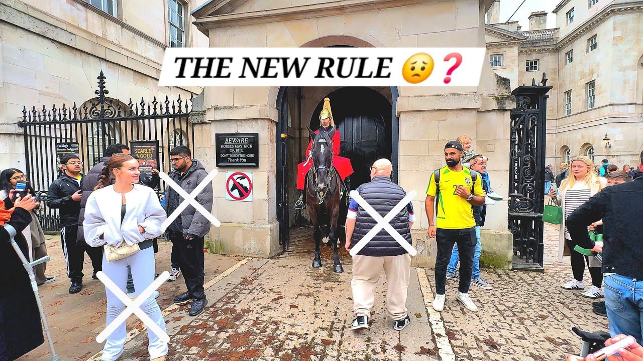What to Do to Avoid Rude Tourists Invading the Box and Stressing the King's Horses at Horse Guards?