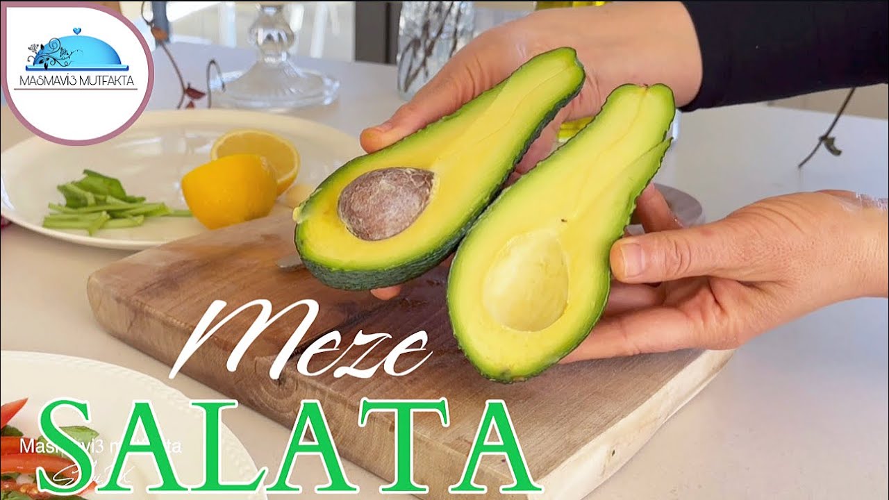 AVACADO BU ŞEKİLDE MUHTEŞEM OLUYOR💢İSTER SALATA İSTER MEZE OLARAK SERVİS EDİN🥑 Nr:659