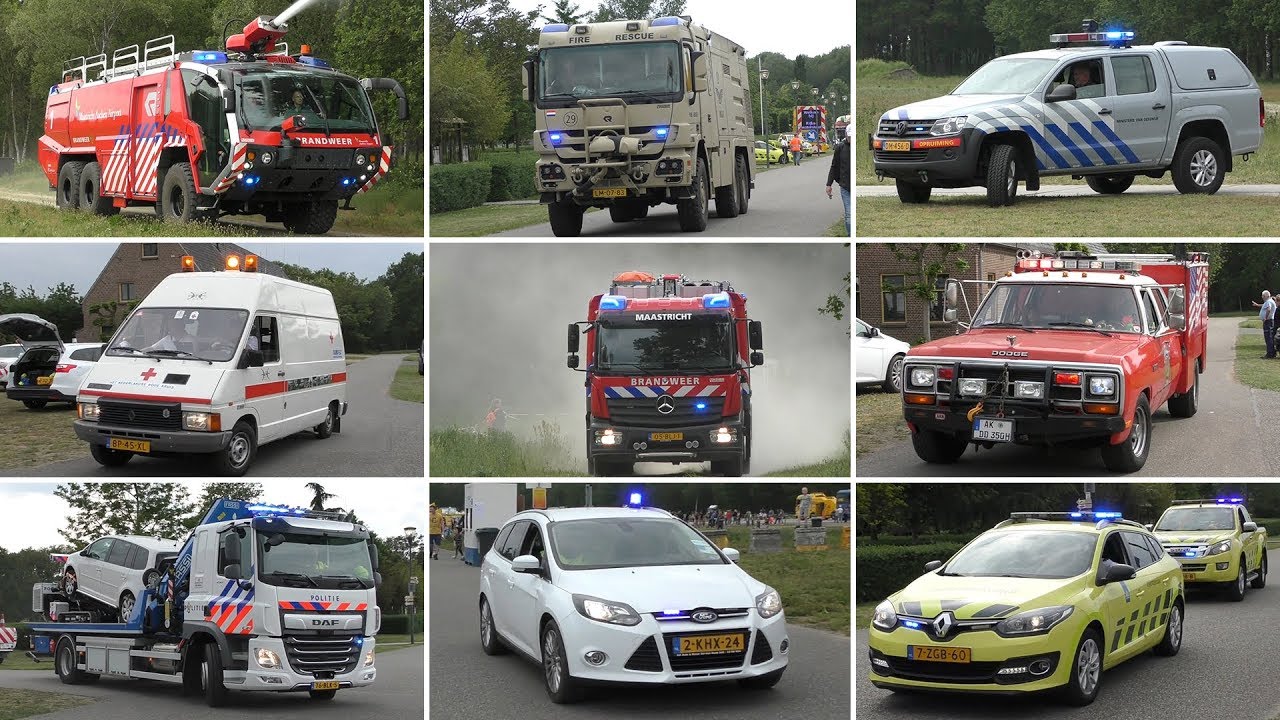 Brandweer, Ambulance, Politie, Rode Kruis, Rijkswaterstaat en meer bij 112 On Wheels 2019