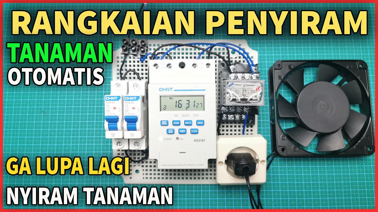 CARA PASANG POMPA AIR OTOMATIS - PENYIRAM TANAMAN