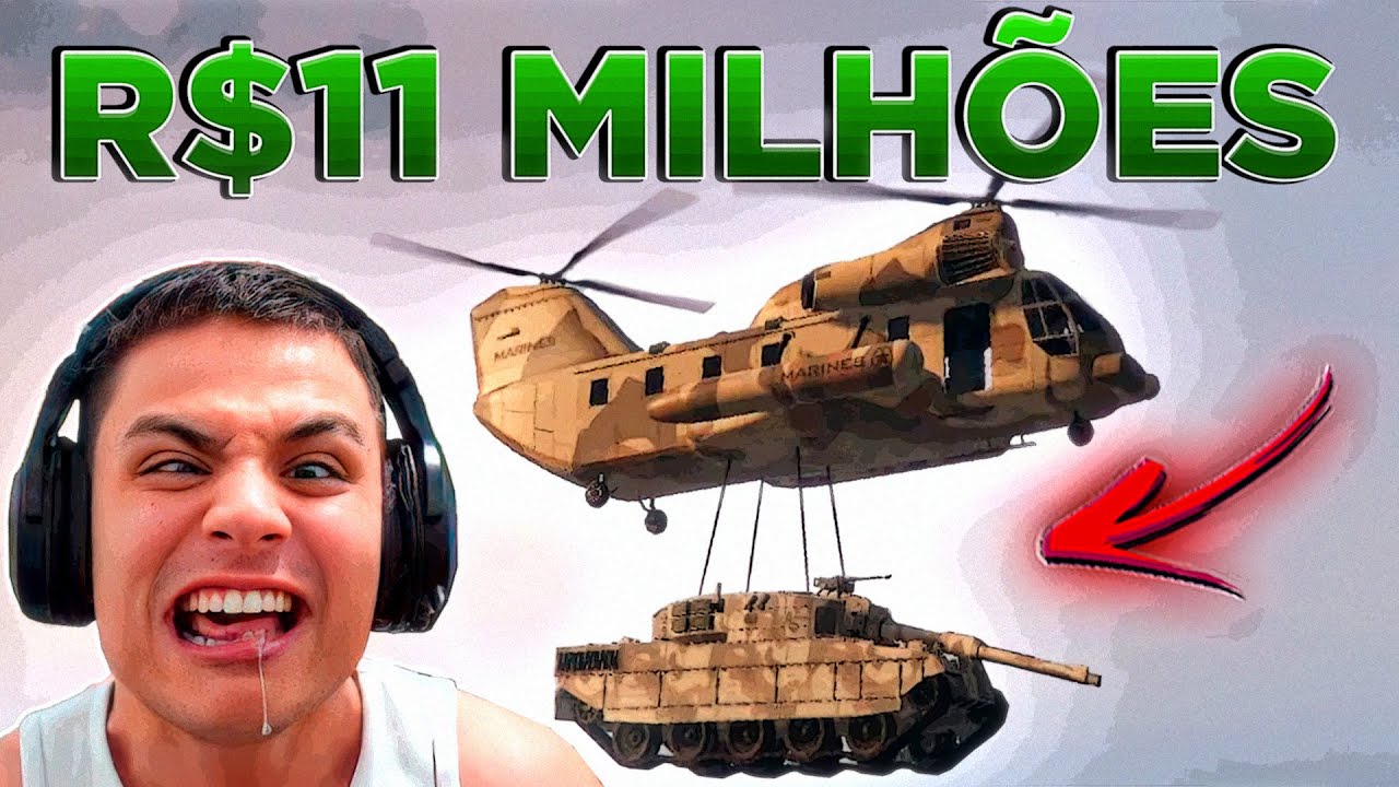 PAULINHO COMPROU O MELHOR HELICÓPTERO DO LEILÃO no GTA RP! (Modder Clips)