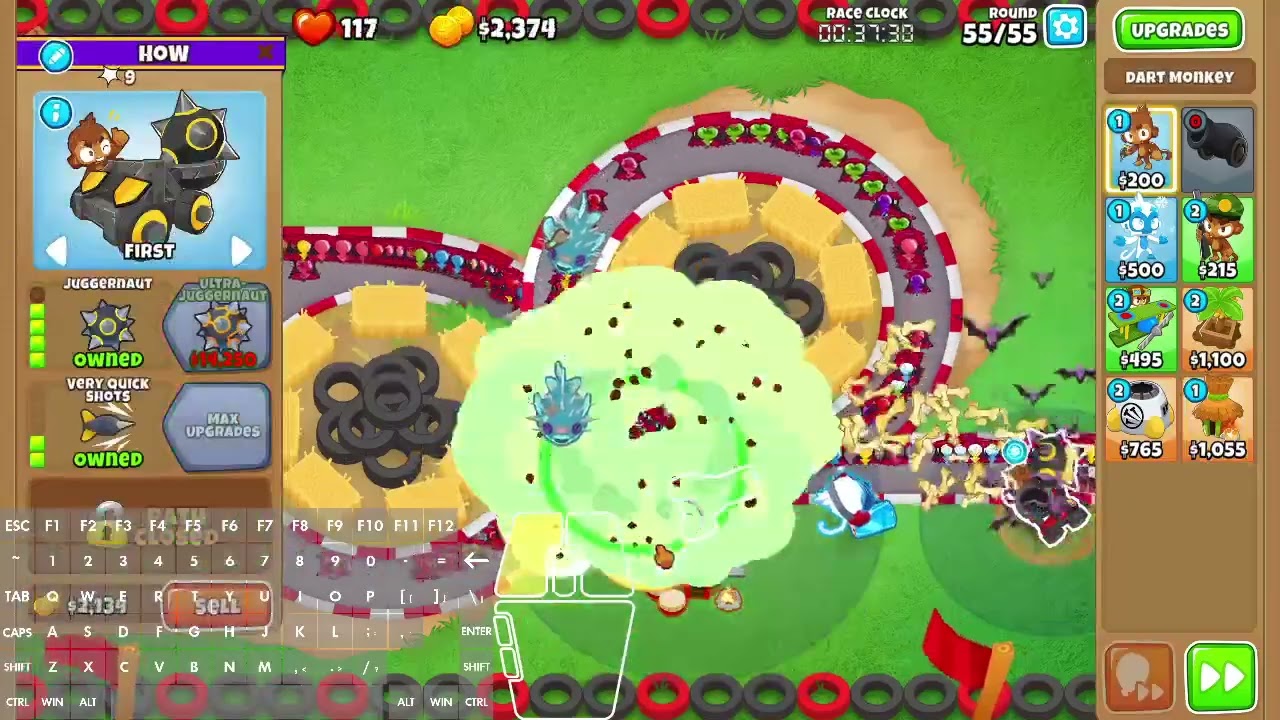 BTD6 Contested Territory Race Tile EEA in MINIMUM TIME