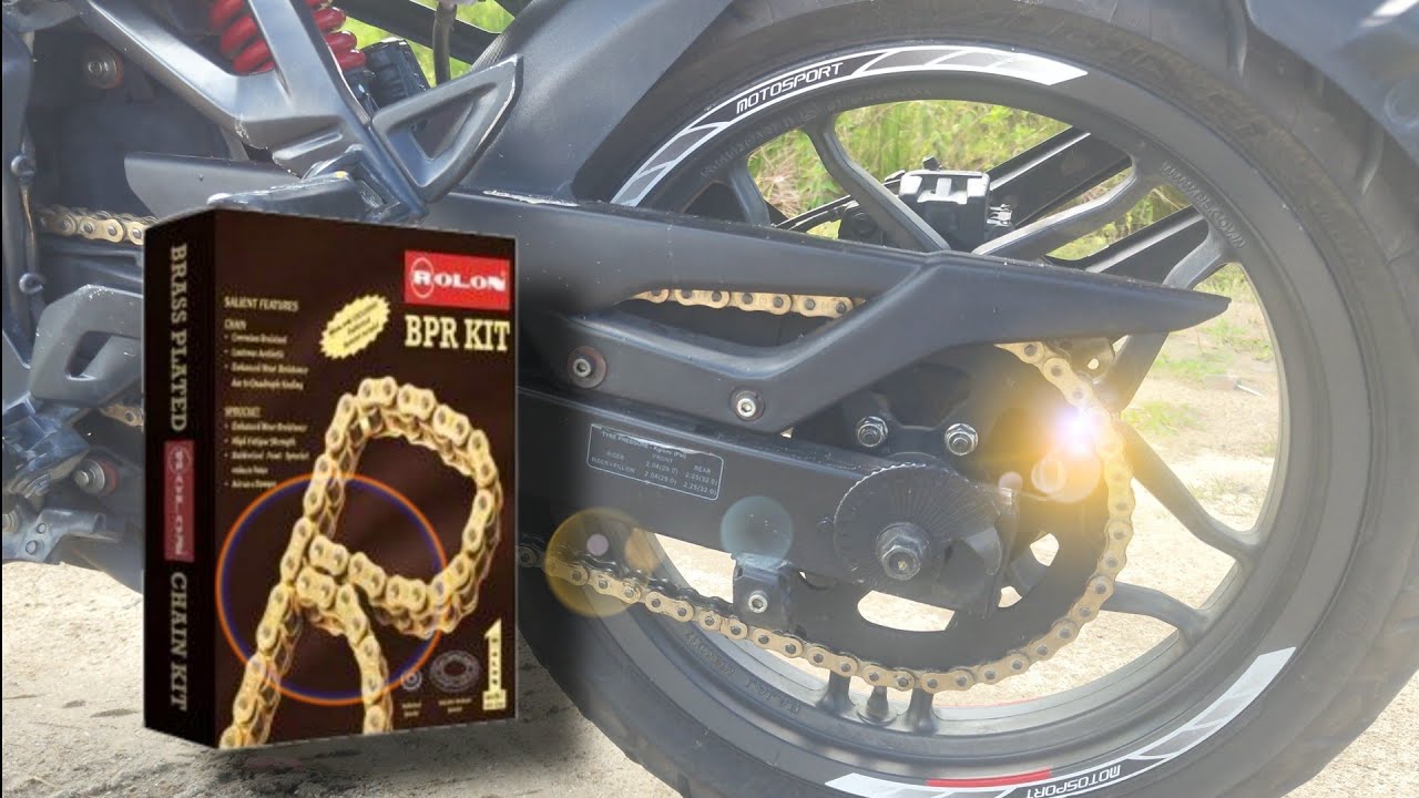 ROLON BRASS Chain Sprocket | #rs200 42T✨IN #ns200 | @Bomjen_Gameh