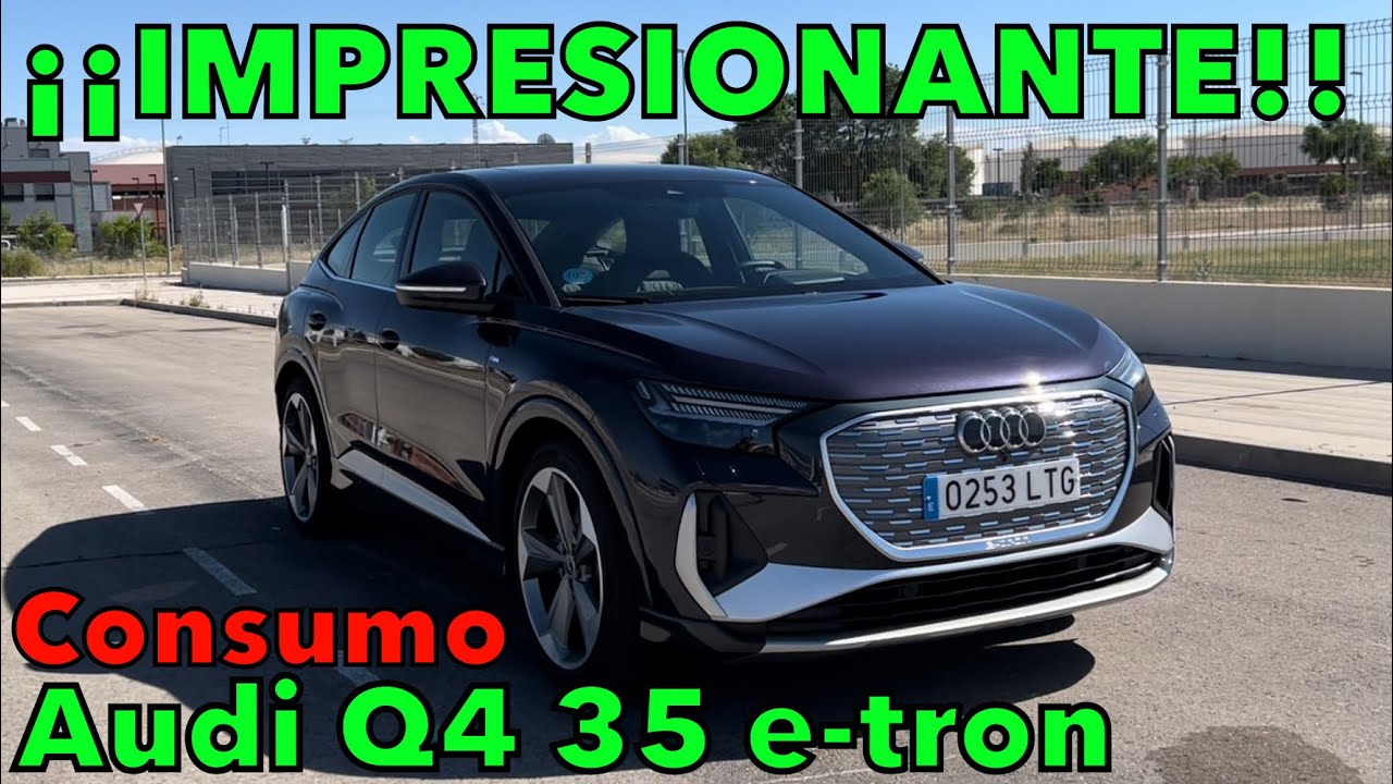 ¡IMPRESIONANTE! Audi Q4 35 e-tron PRUEBA DE CONSUMO 120, 100, interurbano y ciudad RANKING MOTORK
