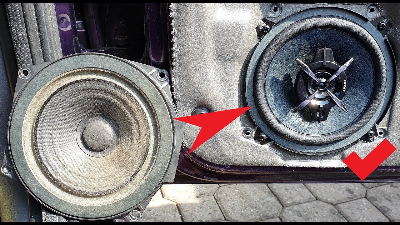 Ford fiesta MK4 speakers replace with SONY XS-FB1330