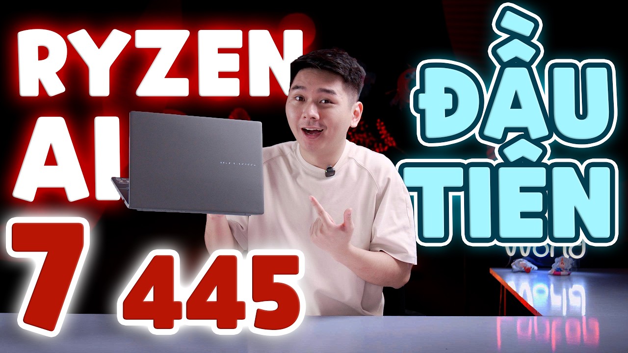 Unboxing Asus Vivobook S14 M3407 có Ryzen Ai 7 445 ĐẦU TIÊN | LaptopWorld