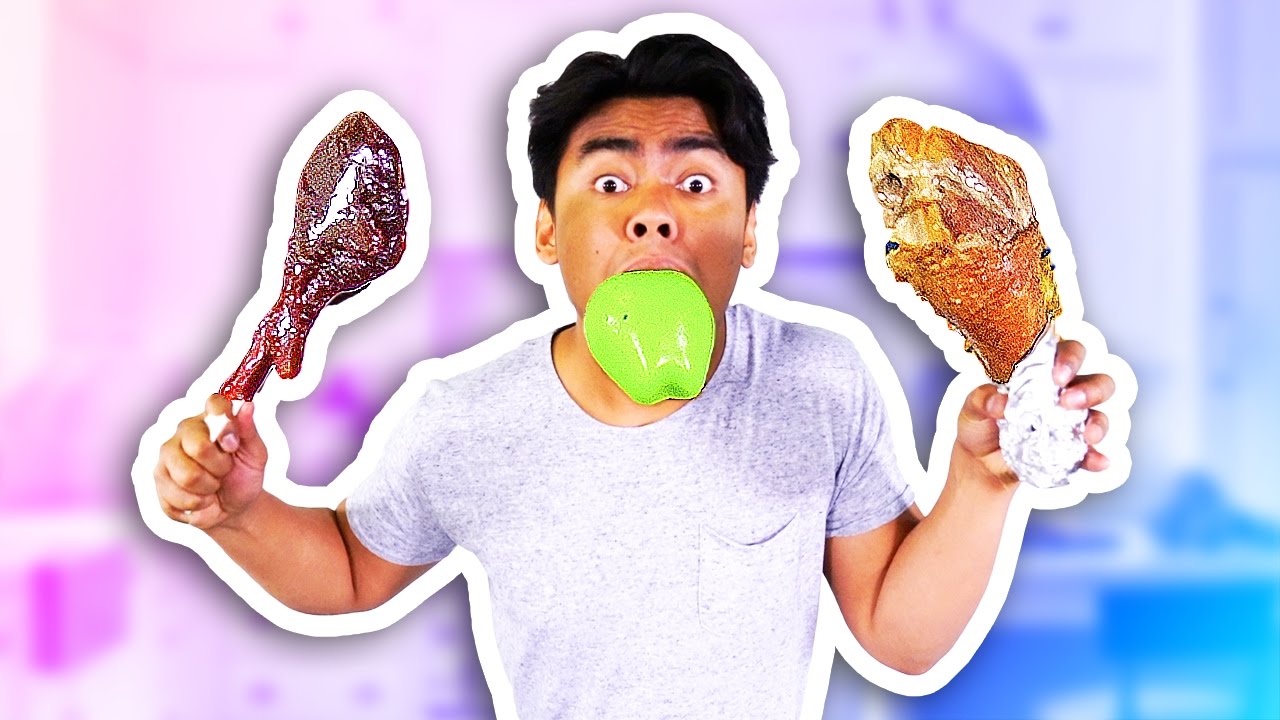 GUMMY VS REAL FOOD 4!!!
