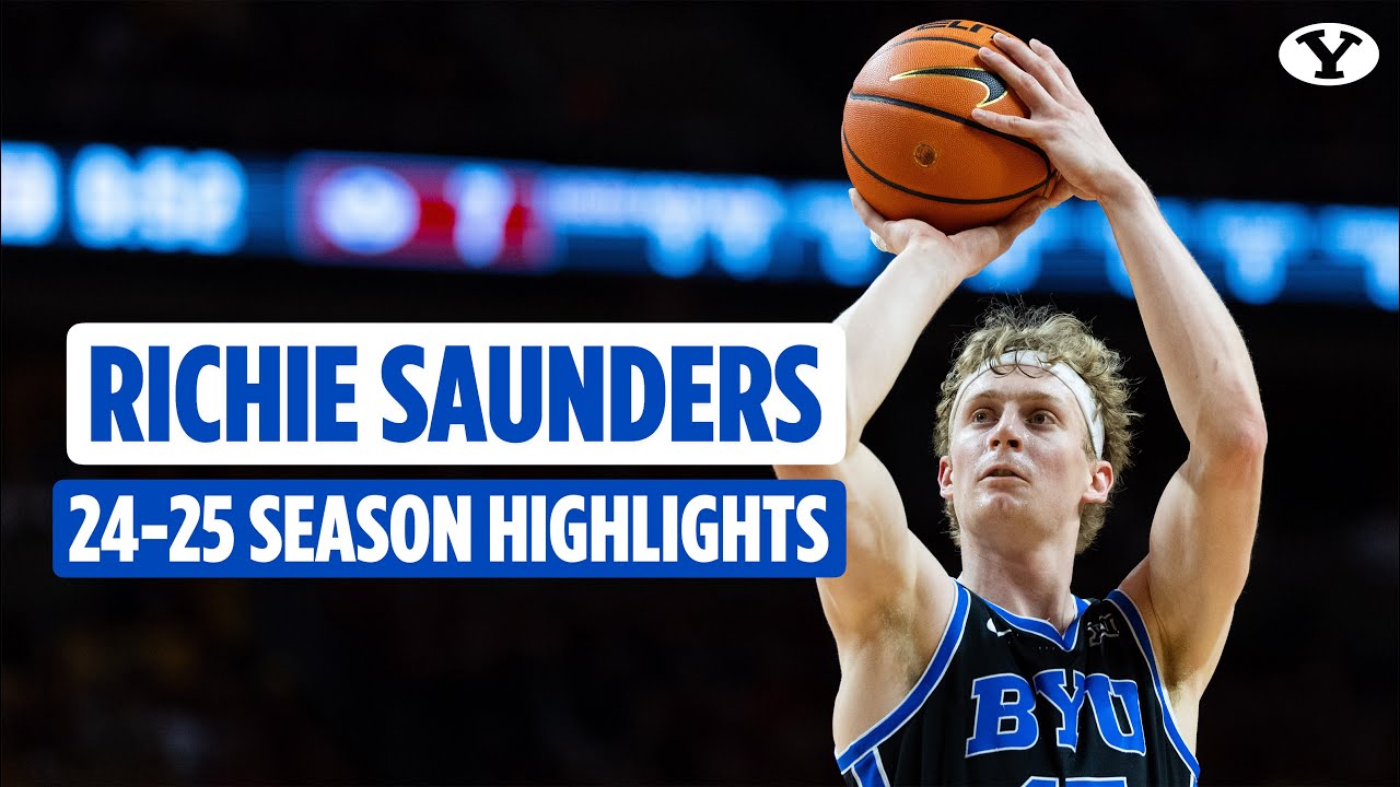 RICHIE SAUNDERS SEASON HIGHLIGHTS | BYU Men's Basketball