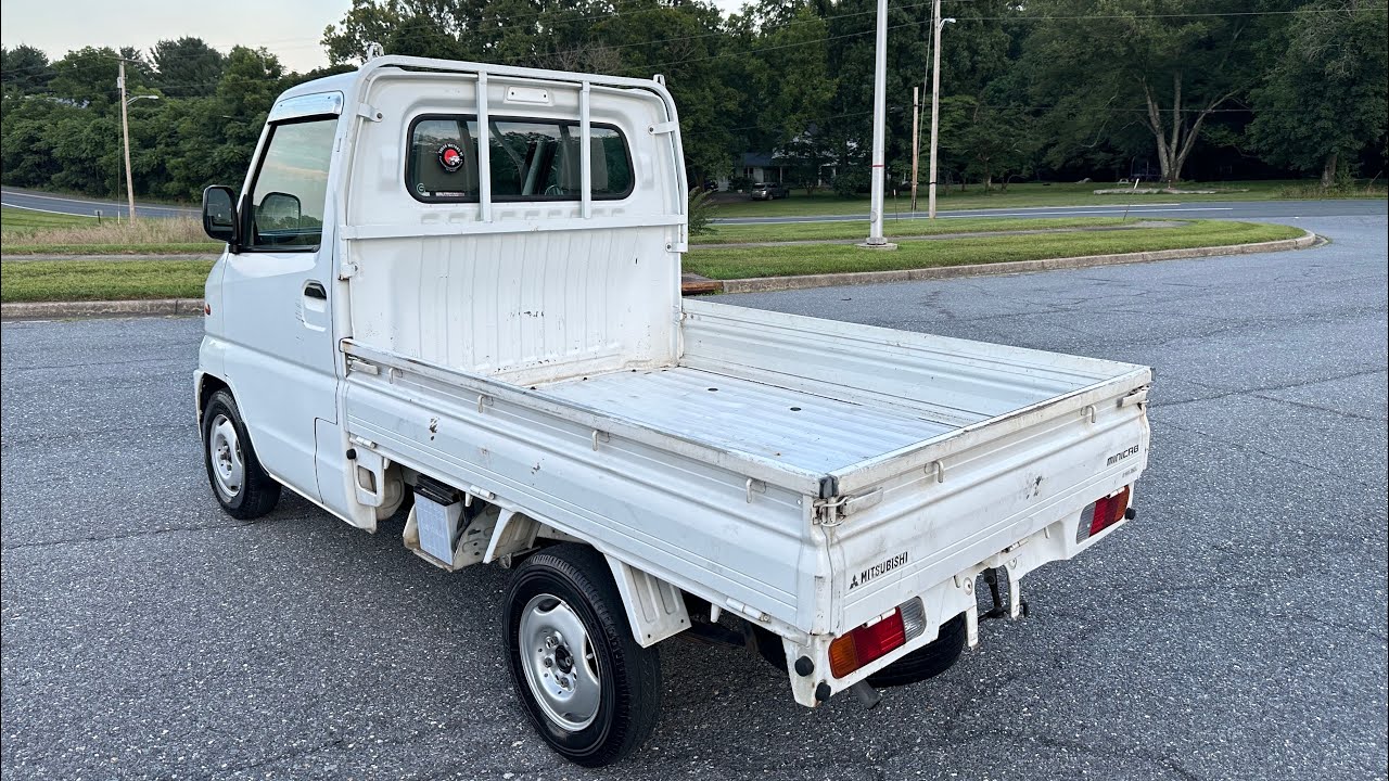 2000 MITSUBISHI MINICAB GD-U61T ——72,336 Miles - KEI TRUCK — JDM - DRIVING VIDEO