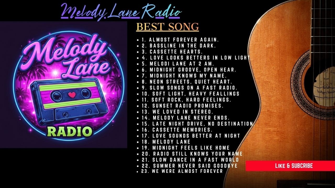 Best 80s Slow Rock Hits – Relaxing Retro Music for Night Drive