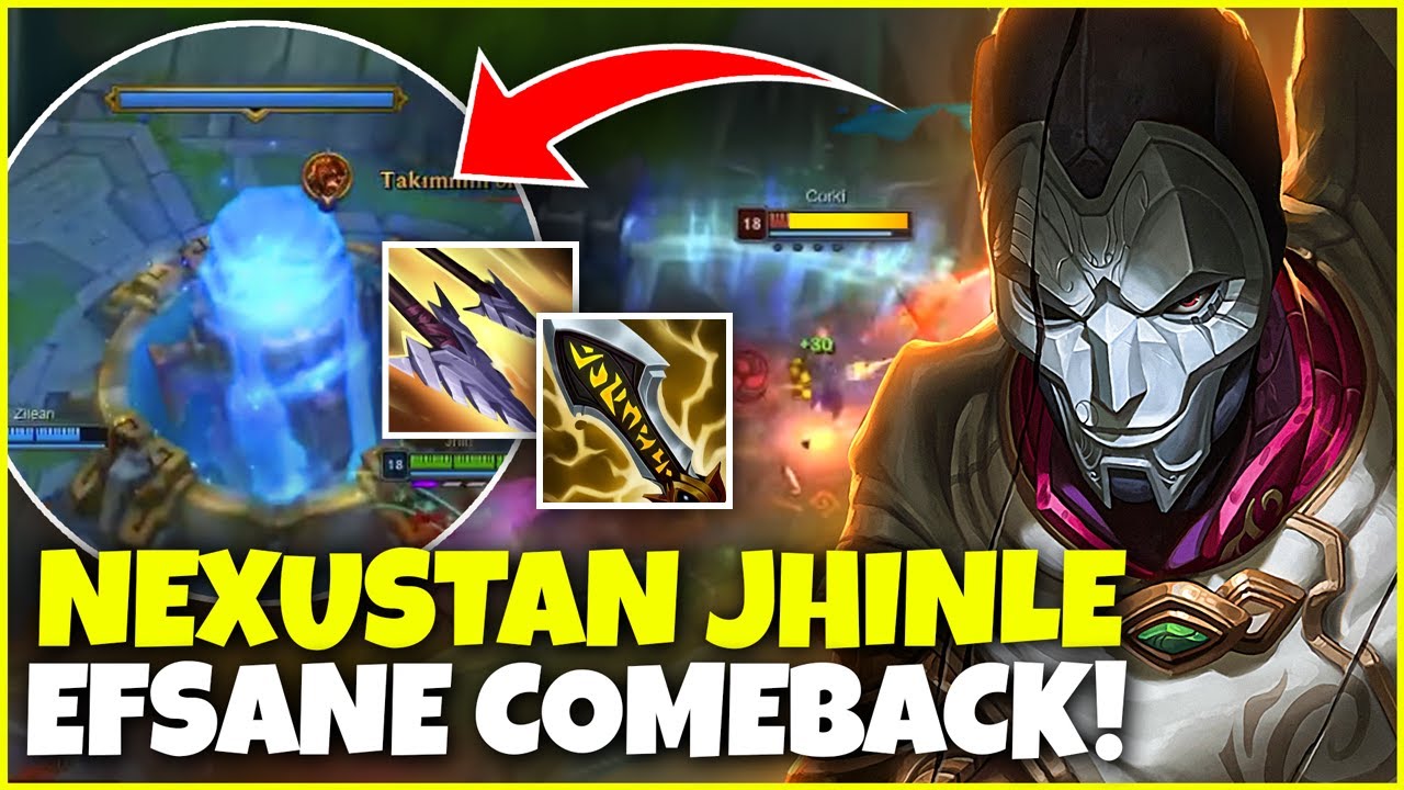 BU MAÇ KAÇMAZ✅ YENİ EŞYALARLA TEK ATAN JHİN✅ NEXUSTAN EFSANE COMEBACK✅