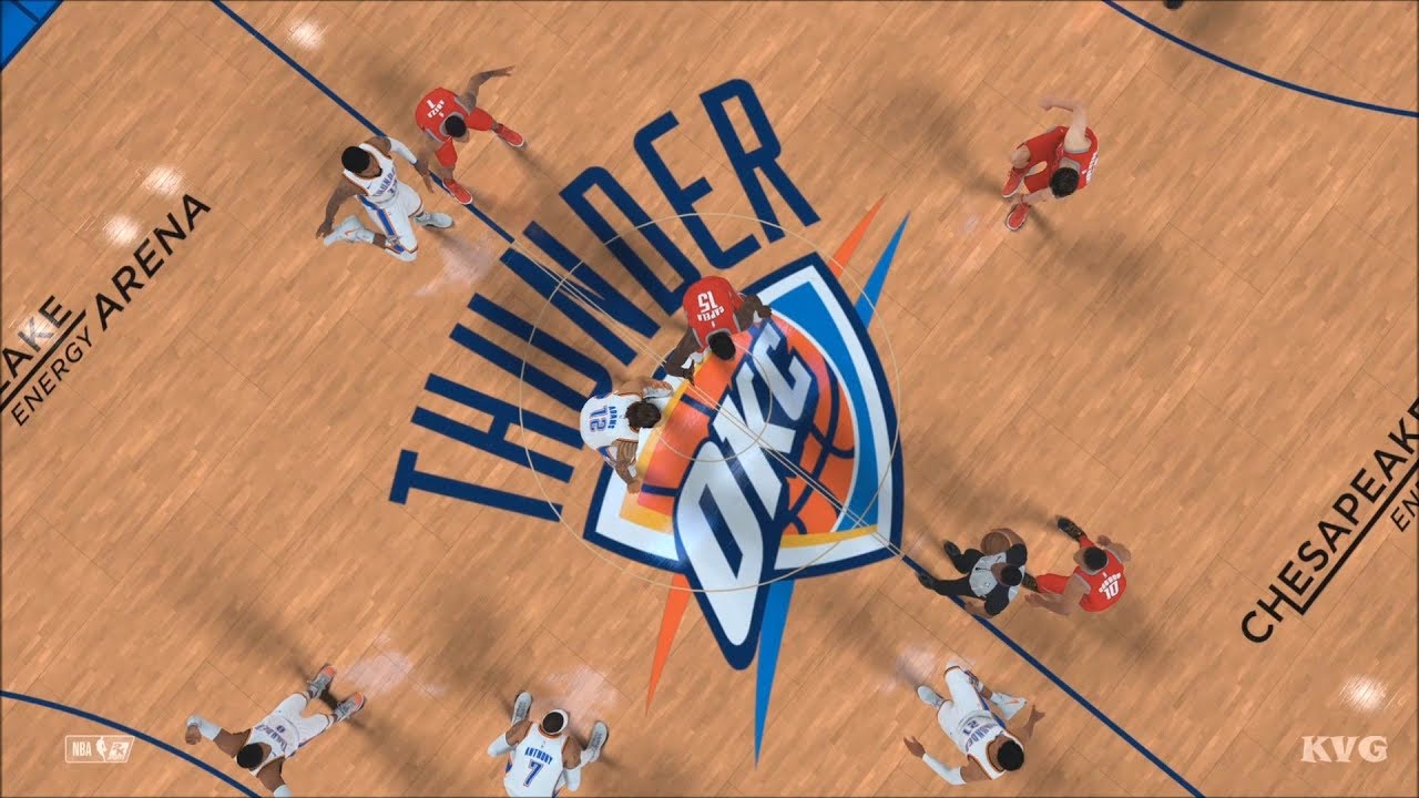 NBA 2K18 - Oklahoma City Thunder vs Houston Rockets - Gameplay (PS4 HD) [1080p60FPS]