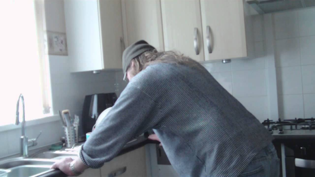 Ian John in Kitchen under attack before breakfast 9th April 2013