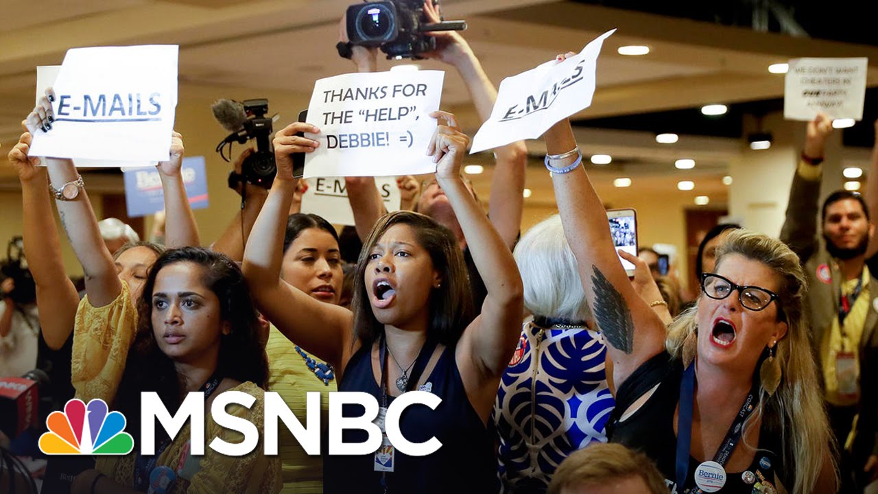 Andrea Mitchell: Debbie Wasserman-Schultz Booed Off Stage | MSNBC