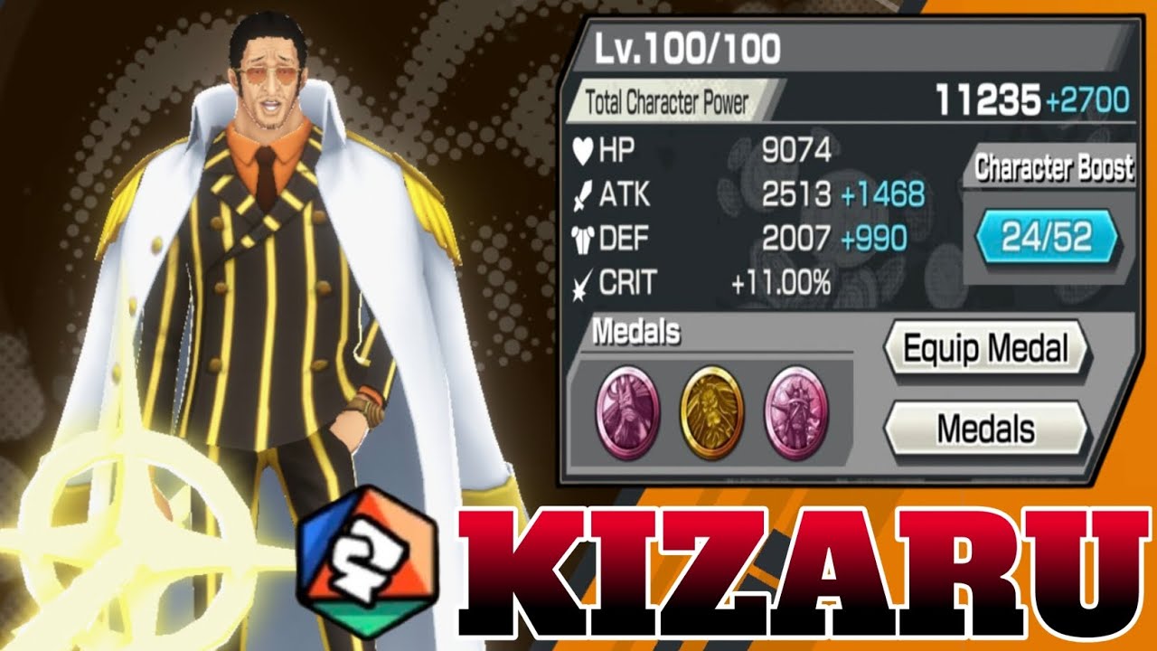 KIZARU GAMEPLAY | ONE PIECE BOUNTY RUSH | OPBR
