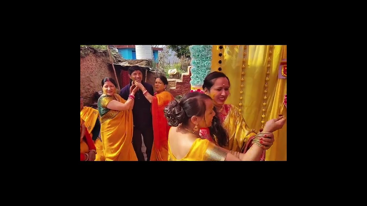 #Prakriti ki shadi part 2💛#haldi #haldiceremony @prakritiphadinonirawat4888