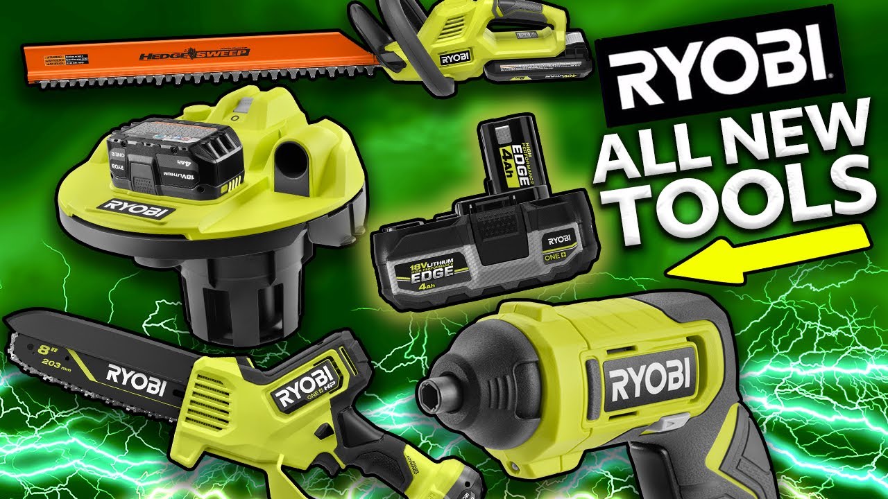 10 новых инструментов от Ryobi, о ​​которых вам НУЖНО знать!