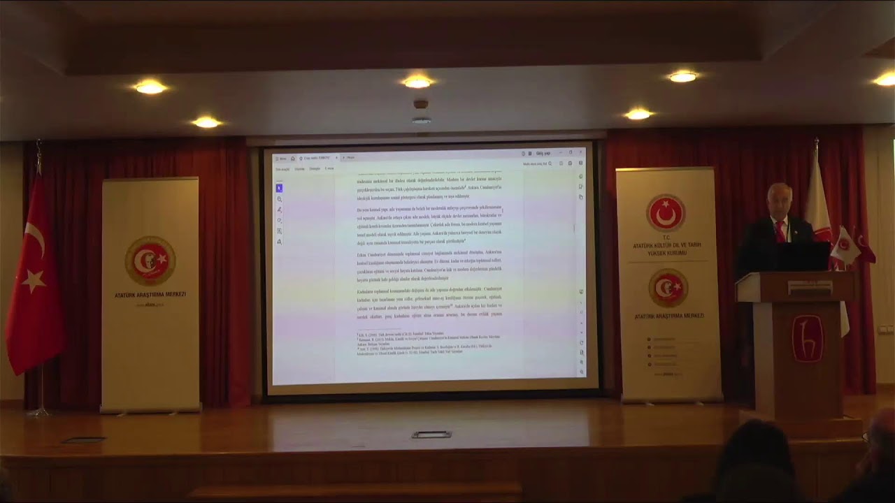 Cumhuriyet'in İlanı ile Birlikte Ankara'da Değişen Aile Yapısı Konferansı