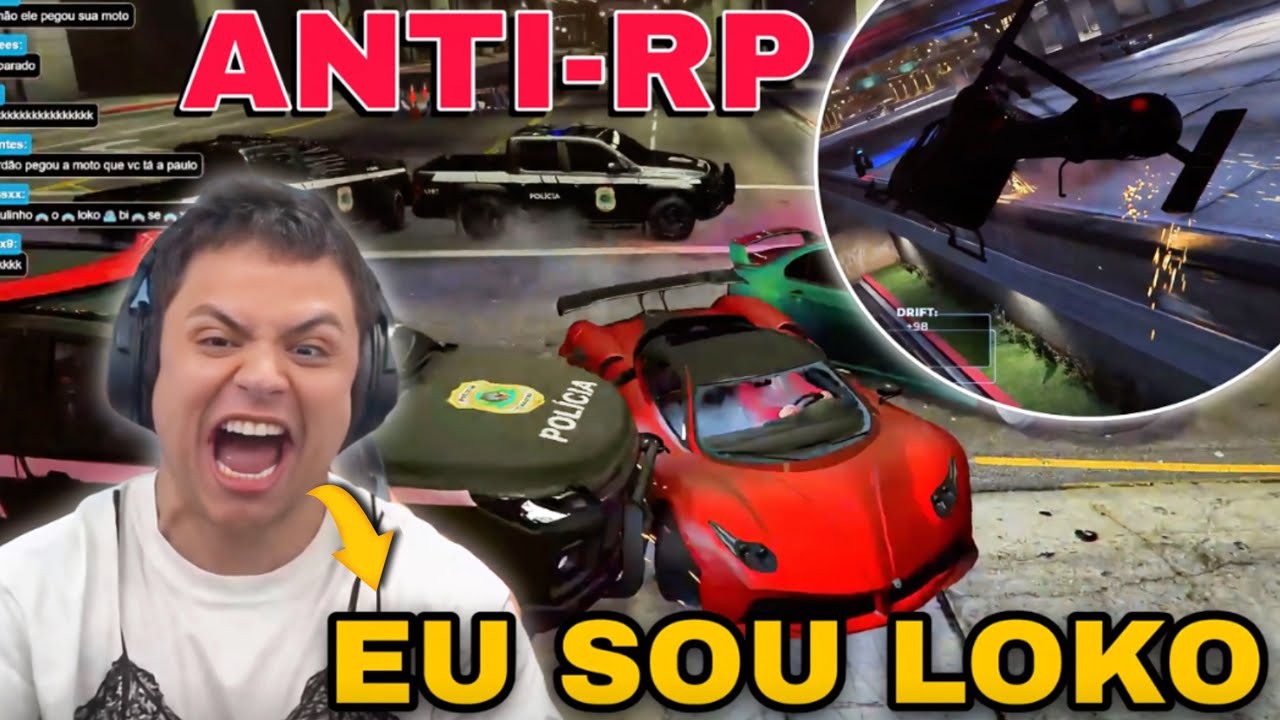 PAULINHO O LOKO FAZENDO O ANTIGO ANTI RP NA CAPITAL PRINCIPAL!