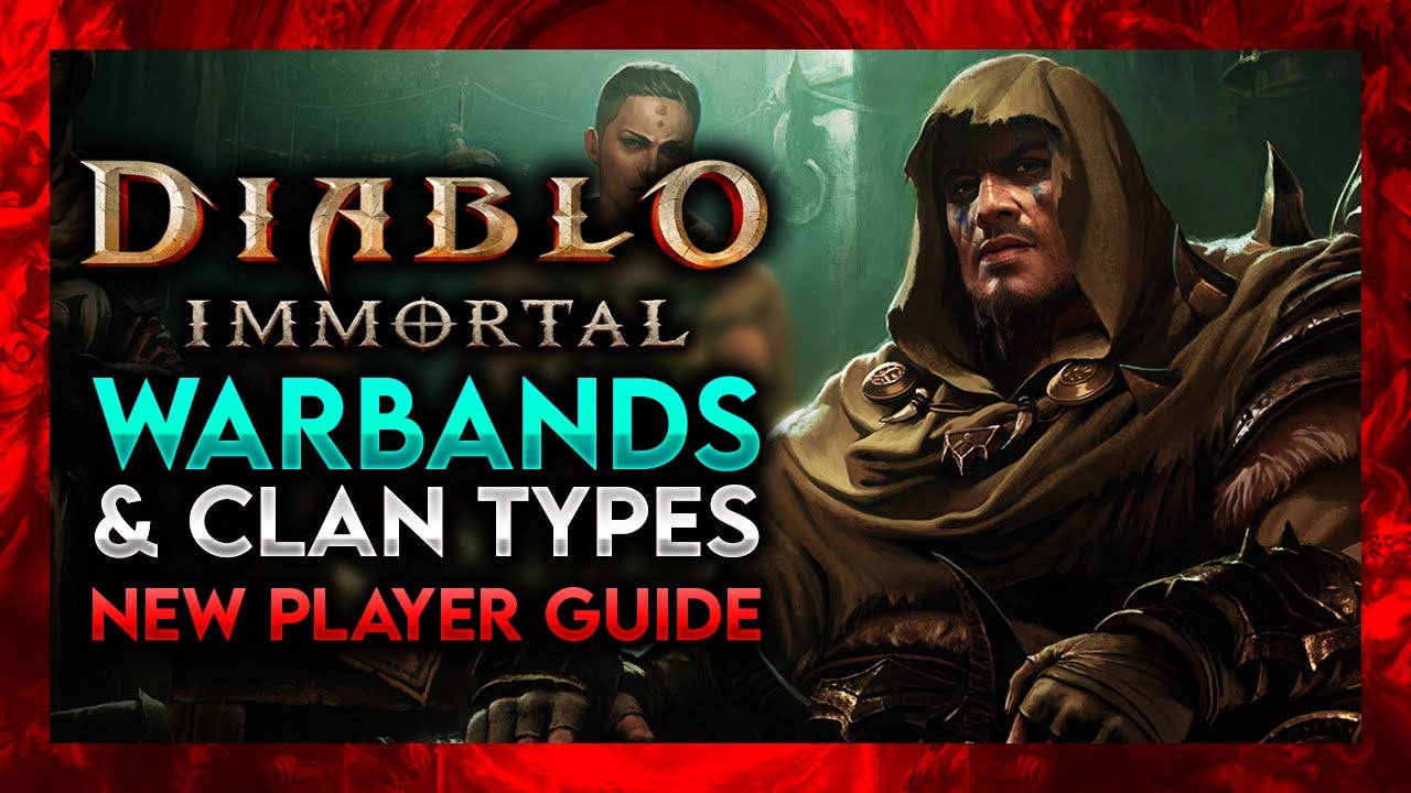 Diablo Immortal - Warbands & Types of Clans // QUICK GUIDE for New Players!