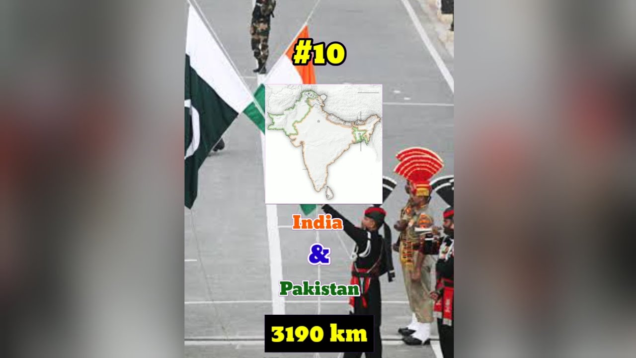 Top 15 Longest International Land Borders in the world | Country Comparison | Data Duck 2.o