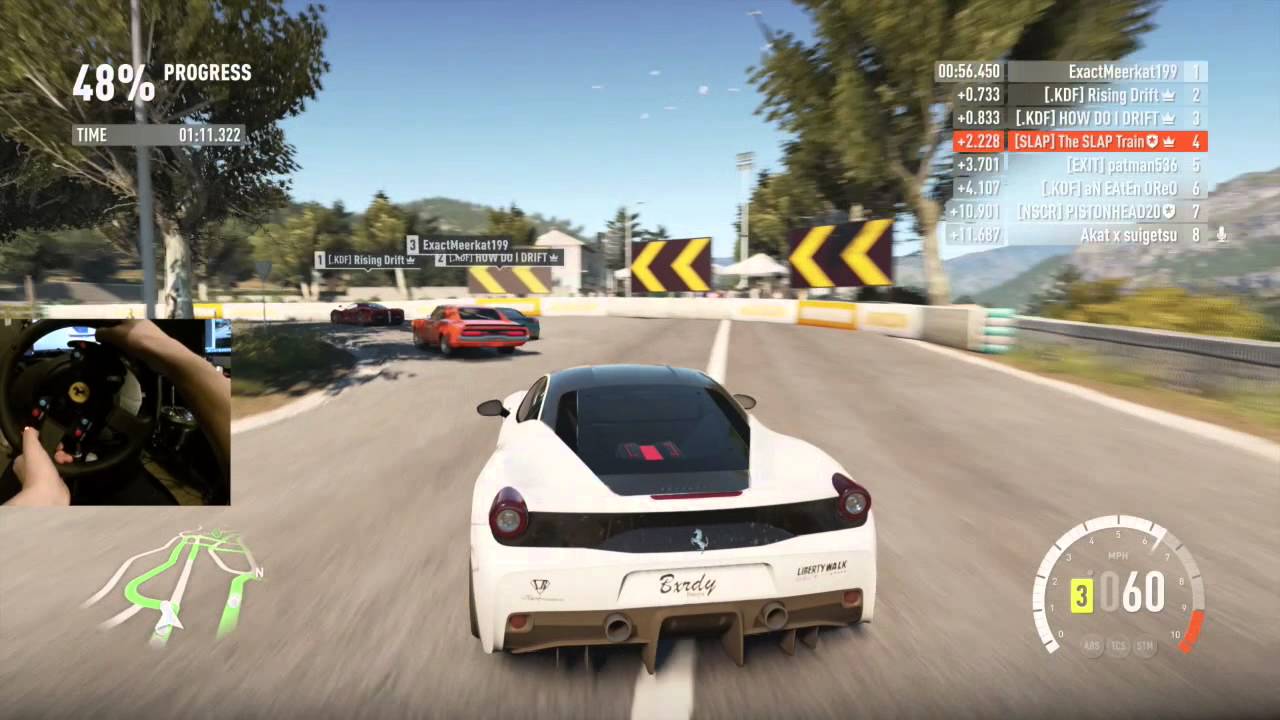 FH2 GoPro S2 RACING! 458 Ferrari Speciale Liberty Walk 4ManLC | SLAPTrain