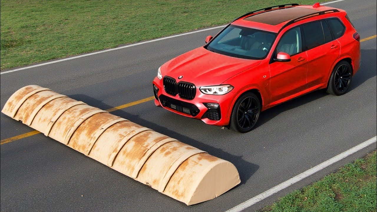 Cars vs Wooden Speed Bump Challenge #9 in BeamNG Drive!