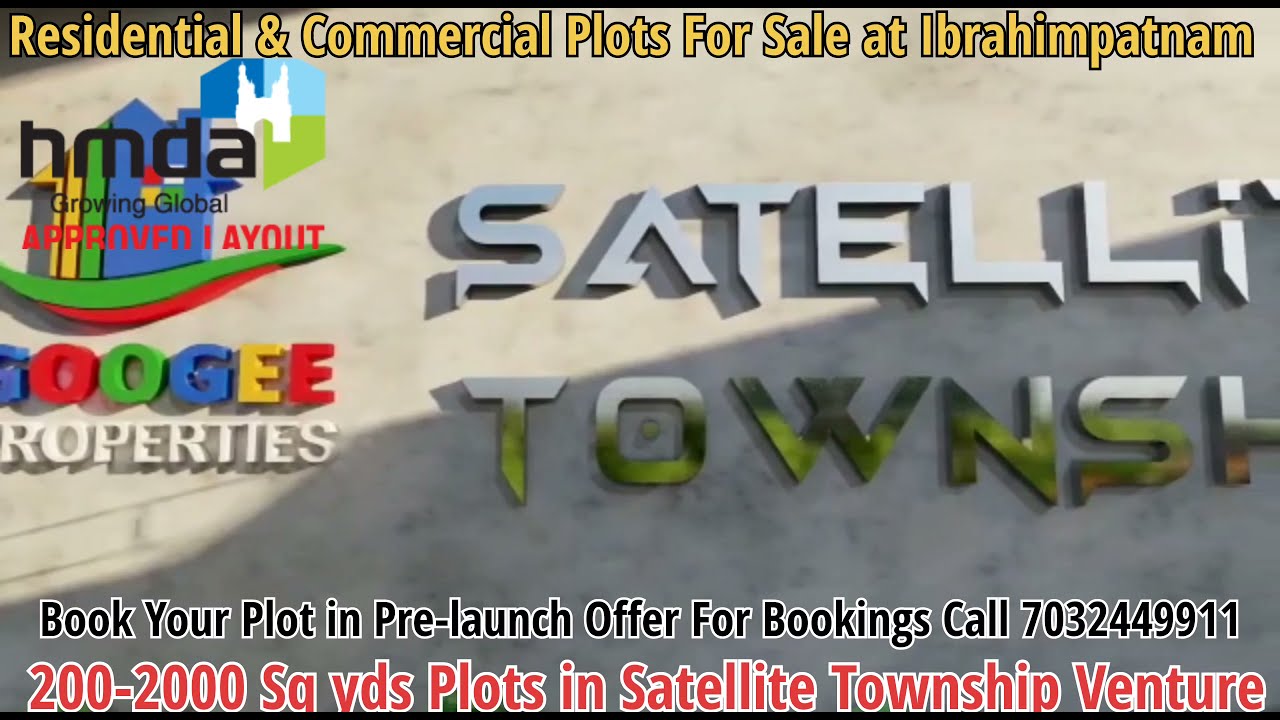 Commercial & Residential Plots For Sale @ Ibrahimpatnam In Satellite Township 1000 Acres HMDA Layout