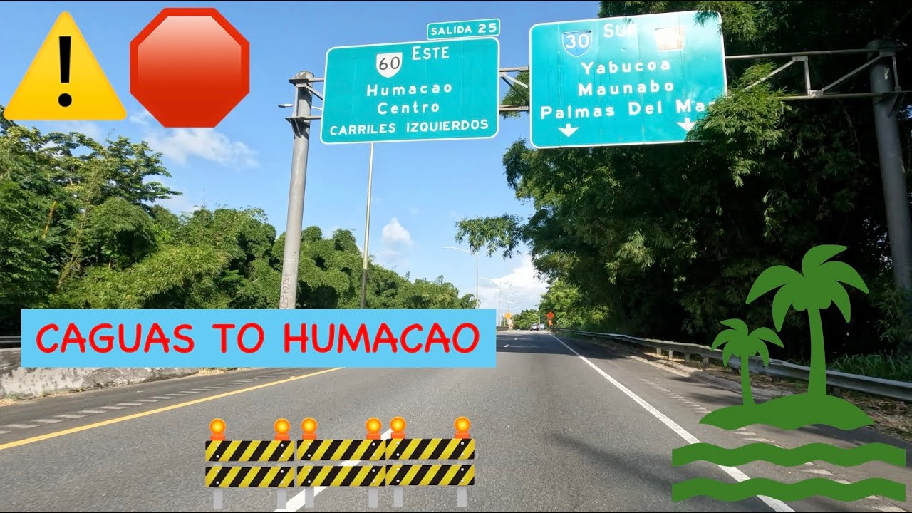 Puerto Rico 4K - Driving from Caguas to Humacao| De paseo por la Carretera #30