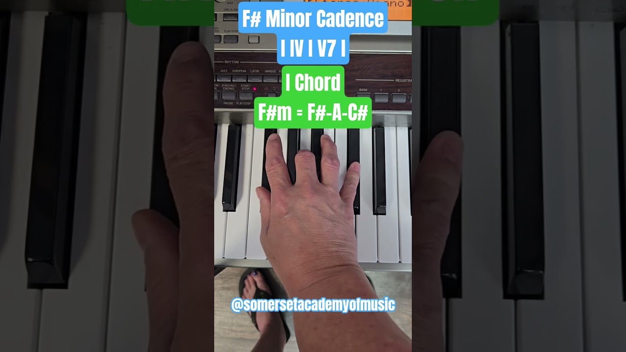 F Sharp Minor Chord Progression 🎹 #piano #pianochords #pianotutorial