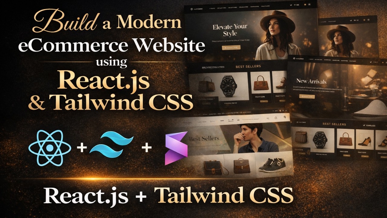Build eCommerce Website in React.js & Tailwind CSS | React.js + Tailwind CSS