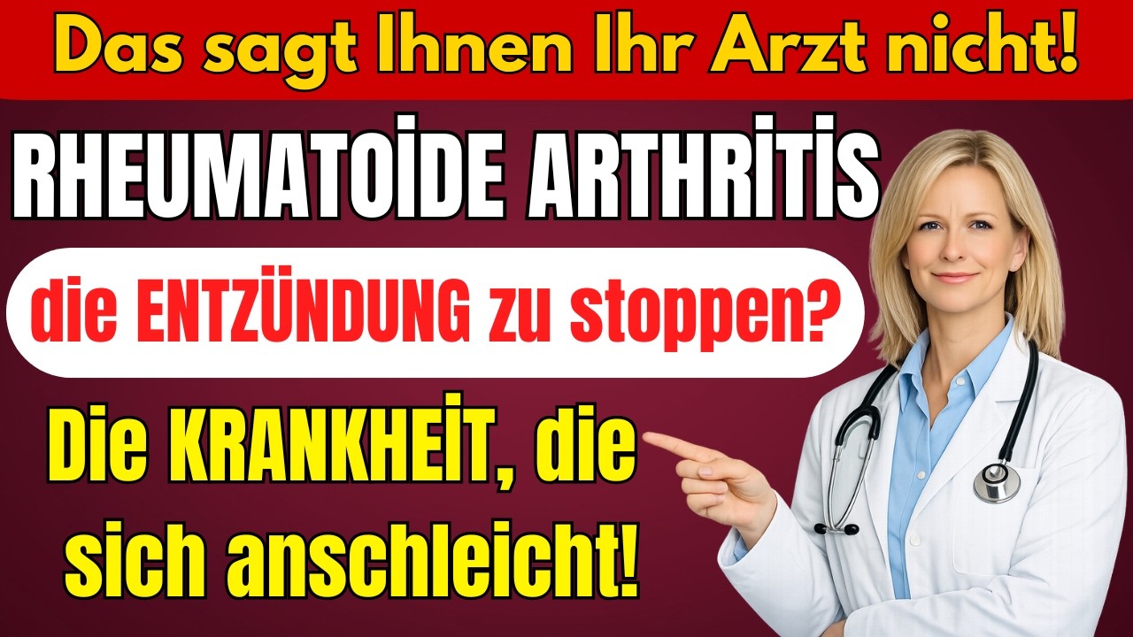 Rheumatoide Arthritis: Kann man die Entzündung stoppen? | Die Krankheit, die sich anschleicht!