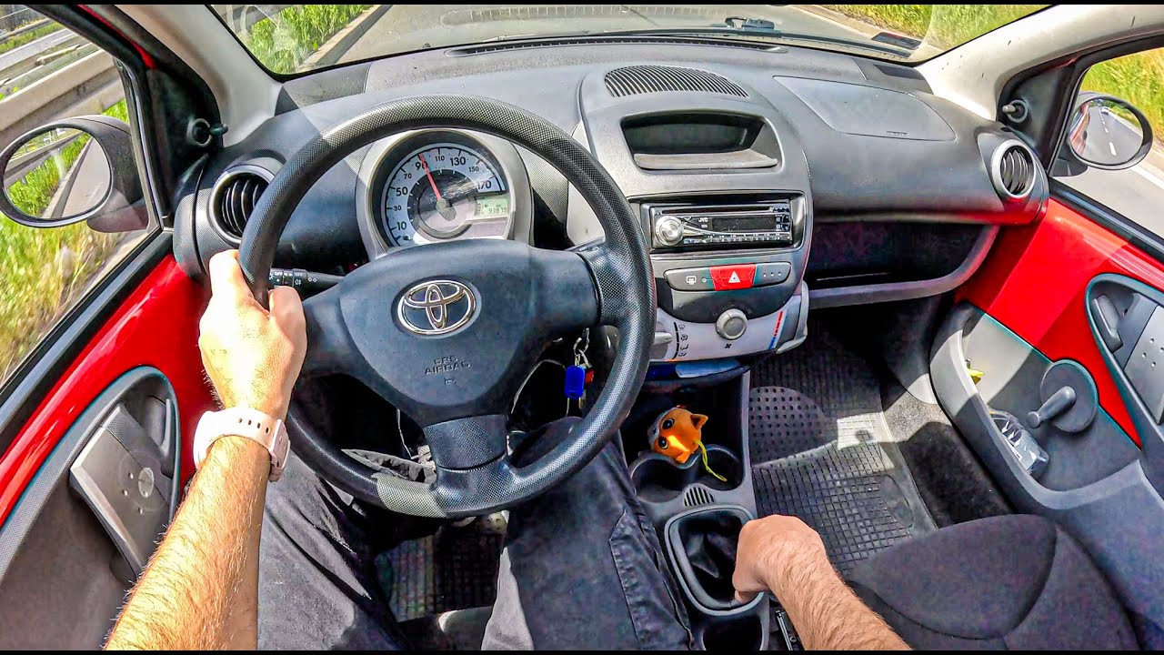 2007 Toyota Aygo (1.0 VVT-I 68 hp) | POV Test Drive #2452 Joe Black