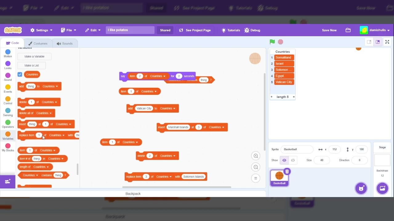 Scratch Academy – Variables Part 2
