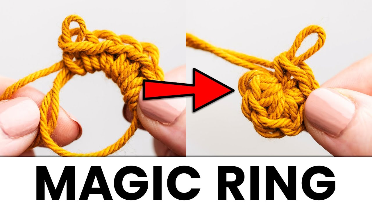 Learn the Crochet Magic Ring - So Easy!