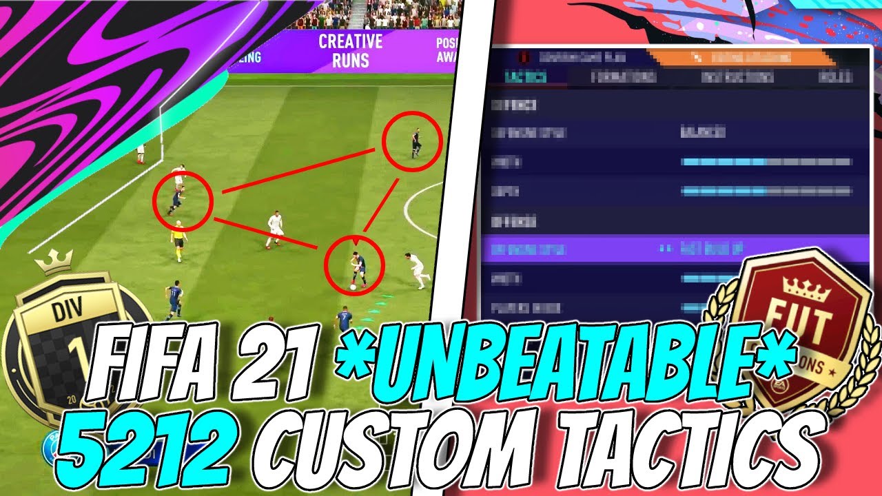 FIFA 21 1ST IN WORLD TEKKZ 30-0 5212 PRO CUSTOM TACTICS FIFA ULTIMATE TEAM | HOW TO USE 5212