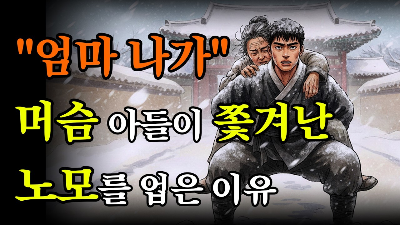딸은 눈밭에 어미를 버리고 머슴 아들은 어미를 등에 업고  | 옛날이야기 민담 오디오북
