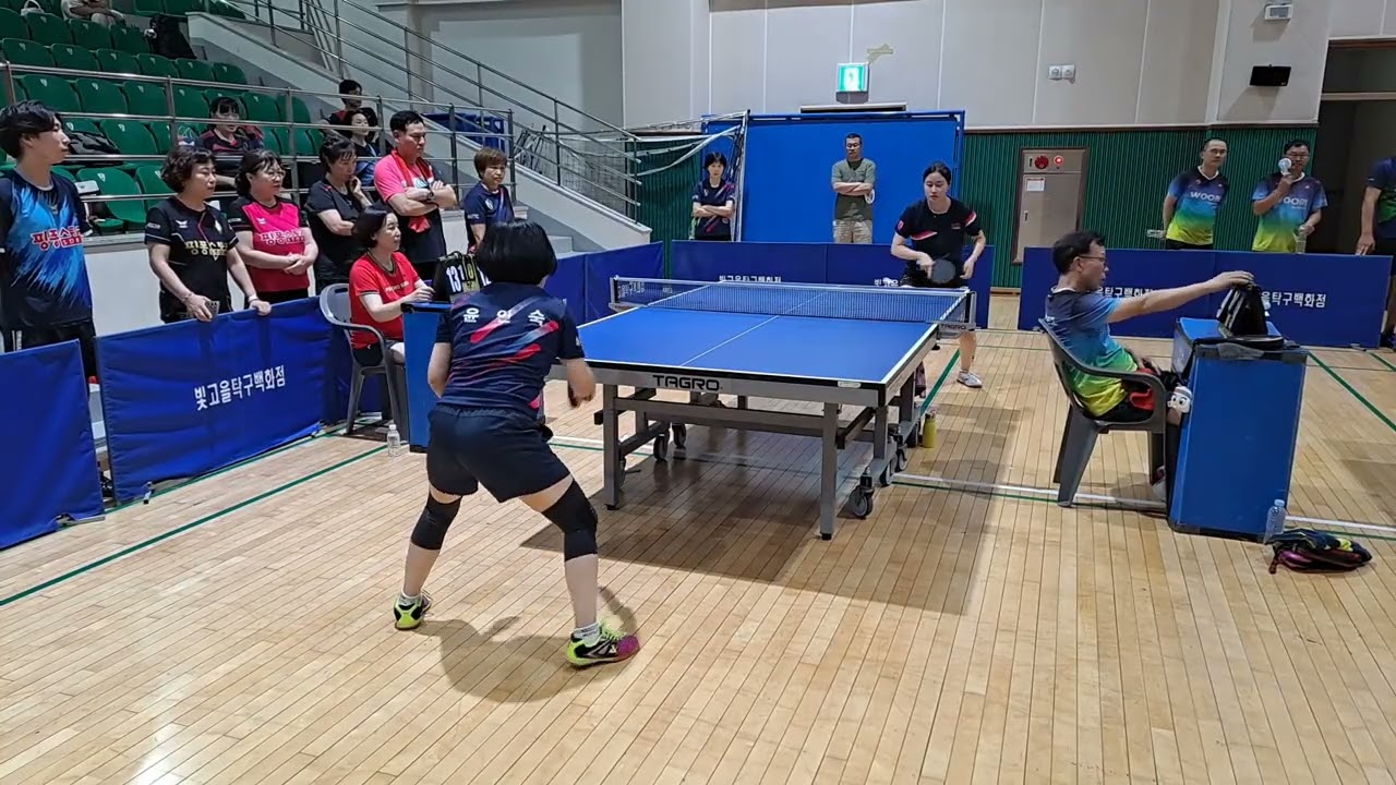 제4회 동구청장배 탁구대회  결승전 이수아5 VS 윤인숙5