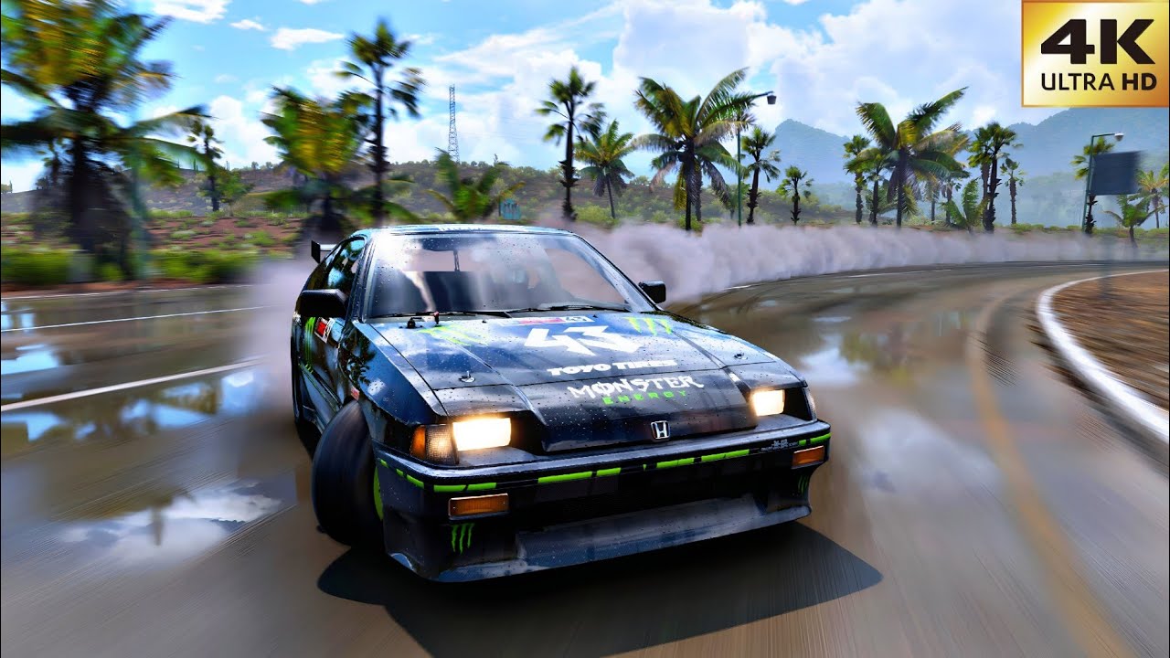 تیونینگ honda civic 1984 با موتورV12🔥👹_گیمپلی forza horizon5