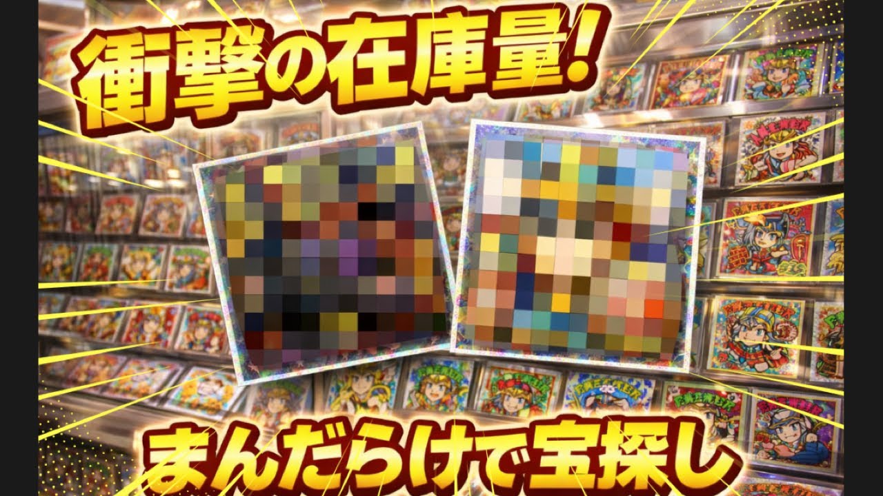 【イベント後にこの在庫量】ビックリマン まんだらけ 中野店で夢のレアシール探索！！