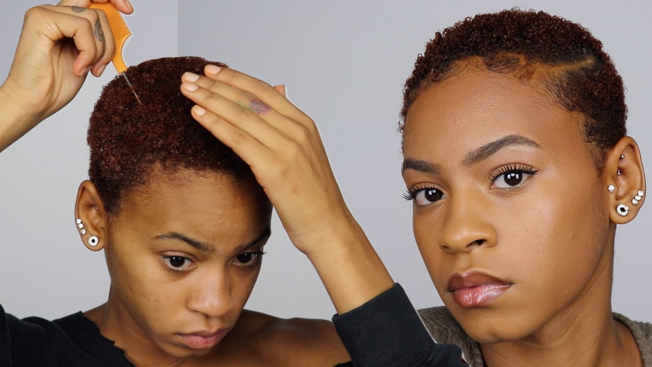 STYLING MY SUPER SHORT TYPE 4 TWA