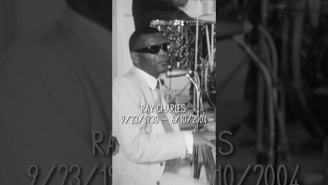 Ray Charles (9/23/1930 - 6/10/2004) #raycharles