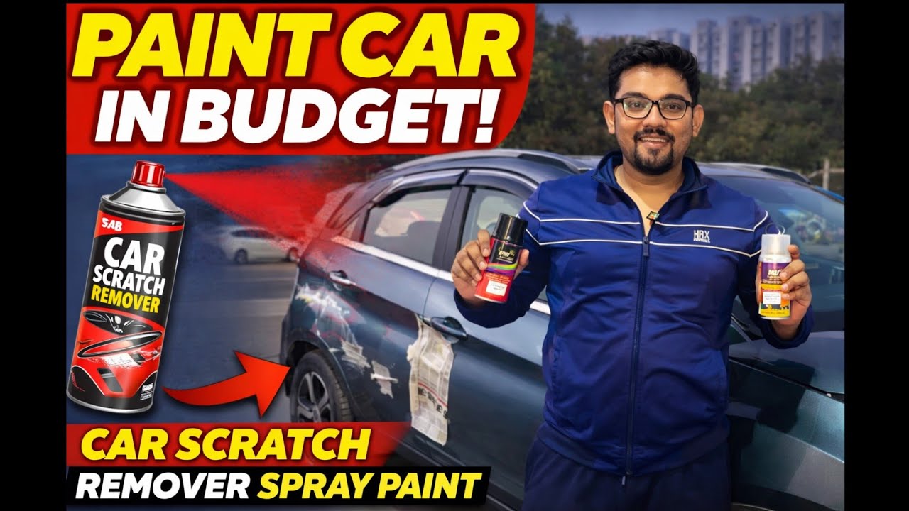 Affordable Car Paint Spray | Let’s make your car scratch free | How to use spray paint 😍