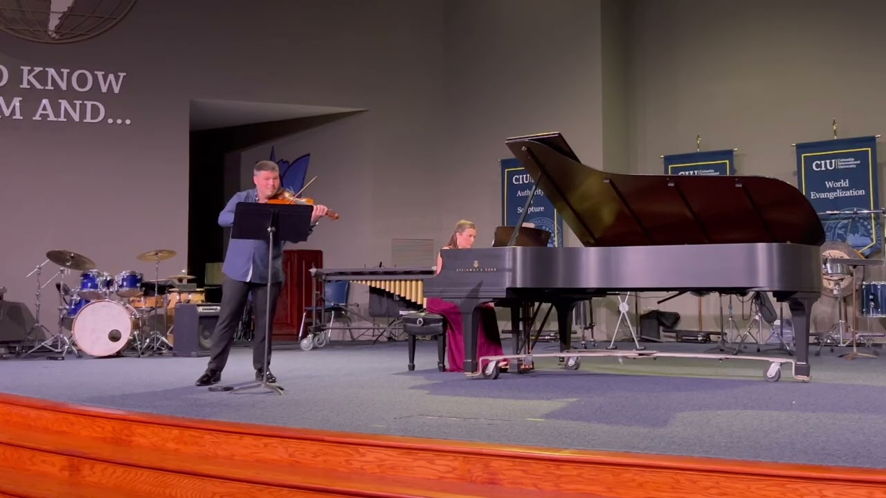 Radliff-Niessen Duo plays Beethoven - Violin Sonata no 8 - 2nd Mvmt