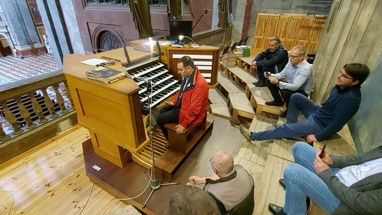 Főszékesegyház, orgona bemutató - Kováts Péter