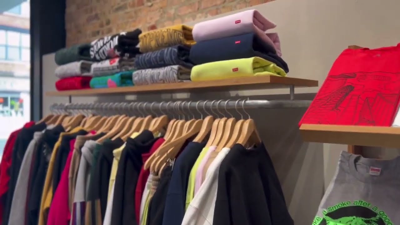 supreme chicago in-store tour vlog 🖤✨