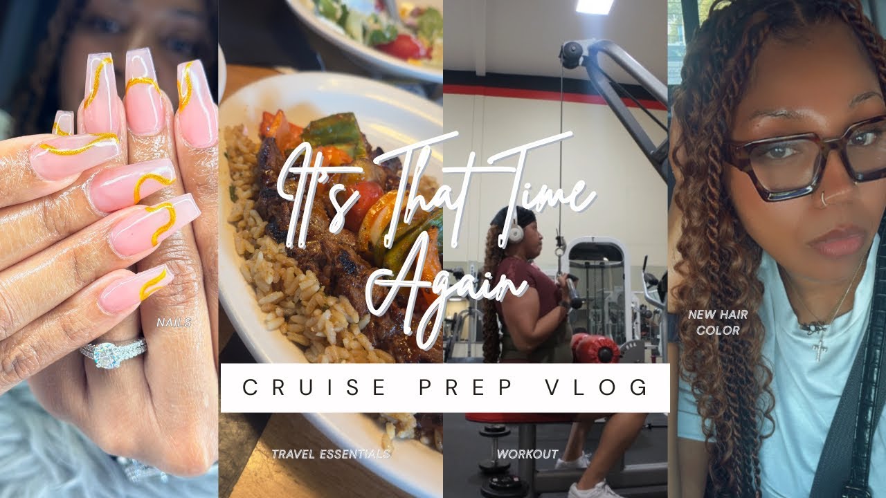 Anniversary Cruise Ready💍 | Texas Roadhouse Date, New Luggage, Workout, Nails & Hair  #LifestyleVlog